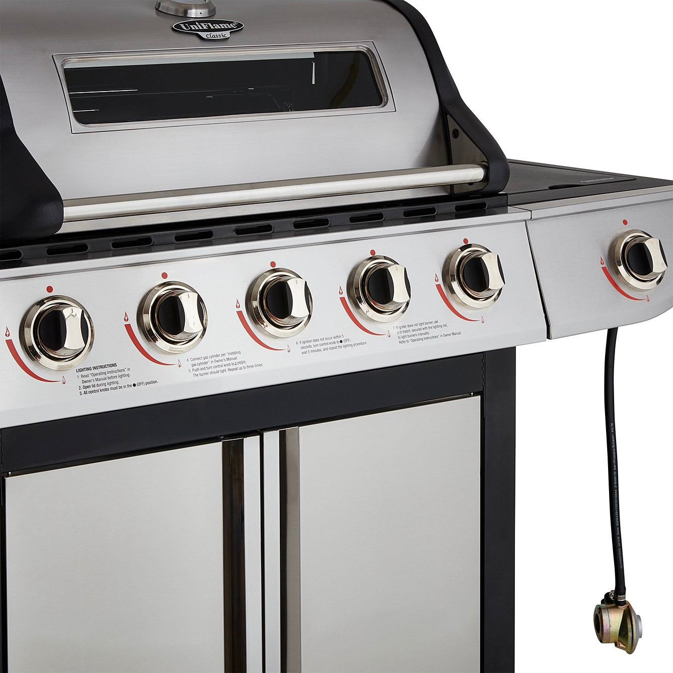 Uniflame Classic Burner And Side Gas Grill