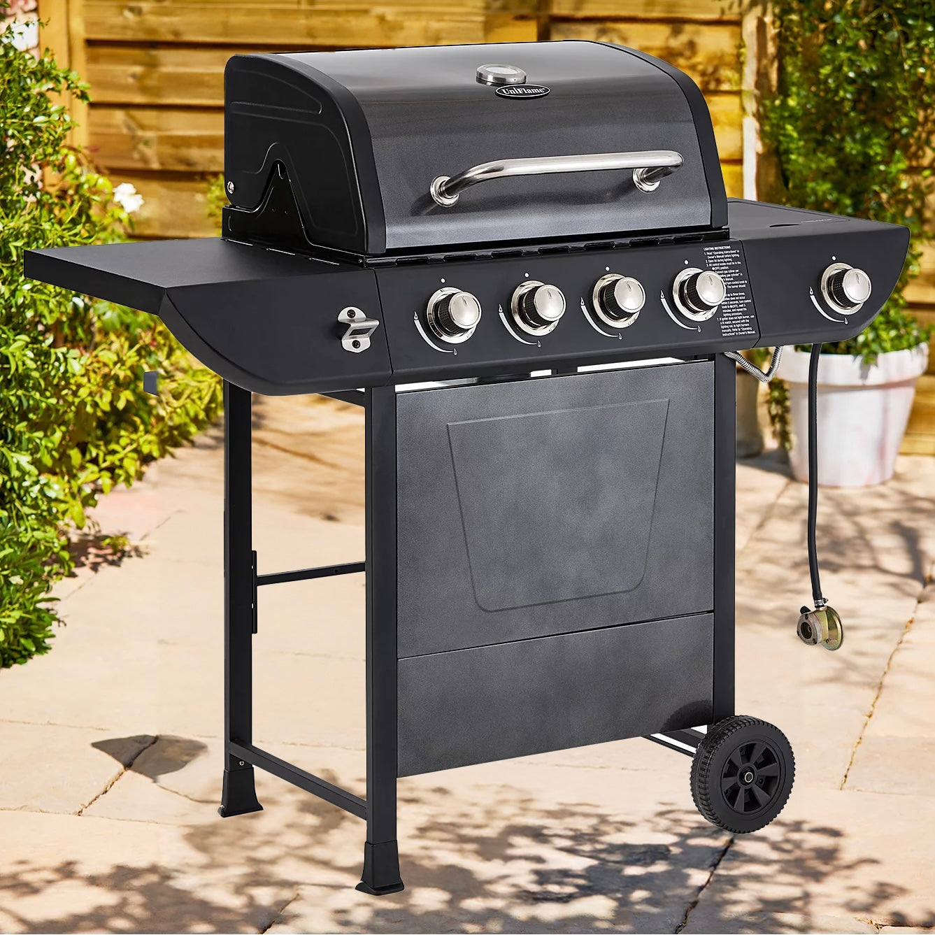 UniFlame 4 Burner Gas Grill BBQ