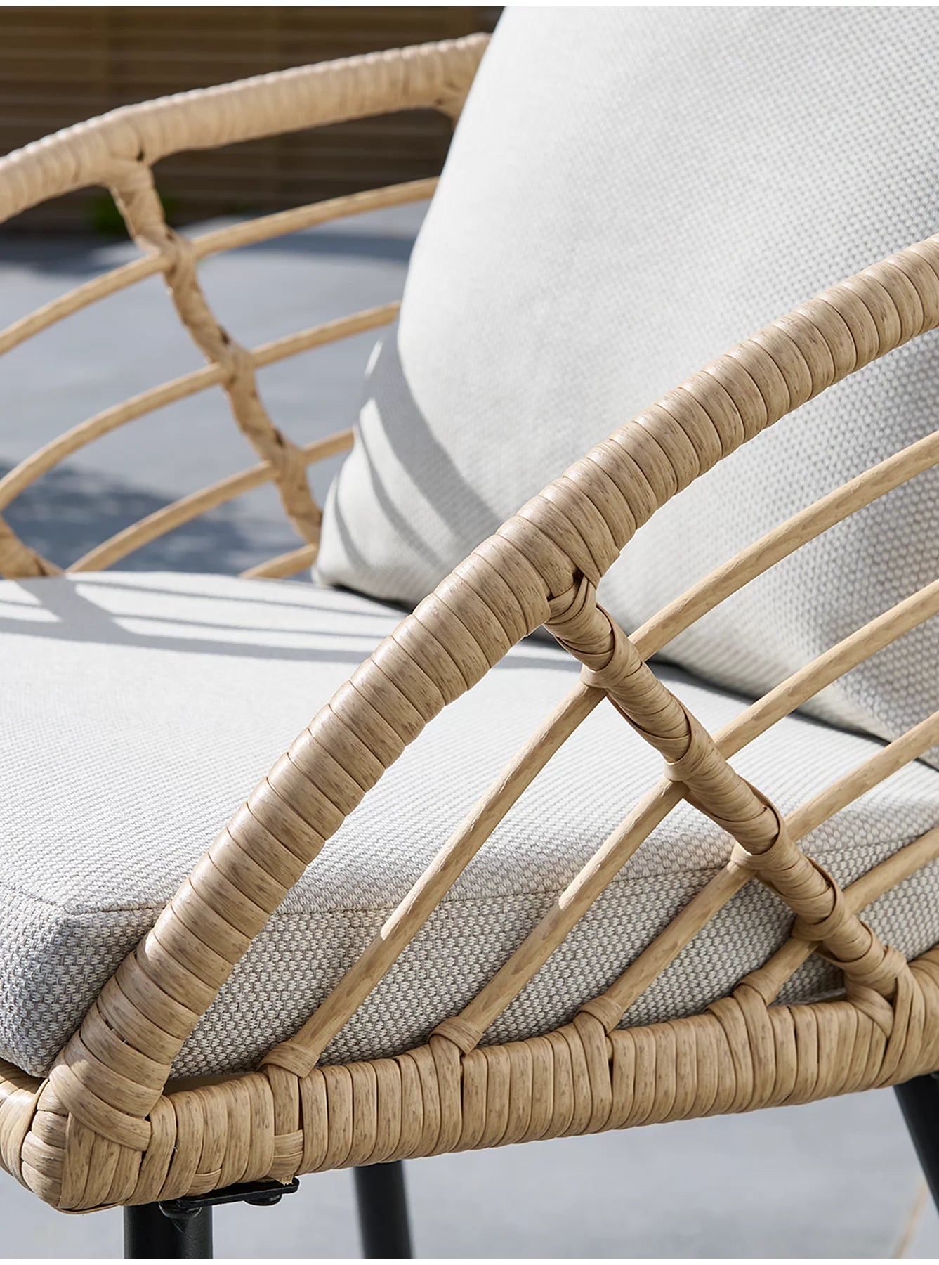 Mykonos Rattan 3 Piece Bistro Set