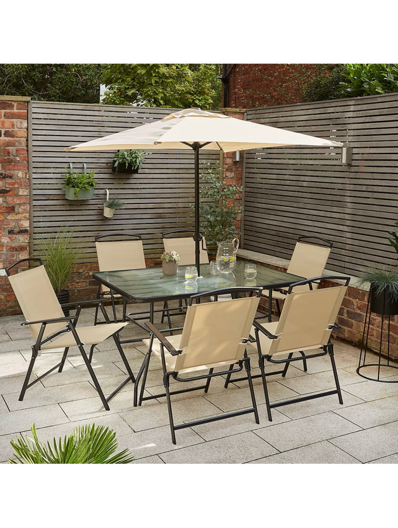 Linen Miami 8 Piece Patio Set