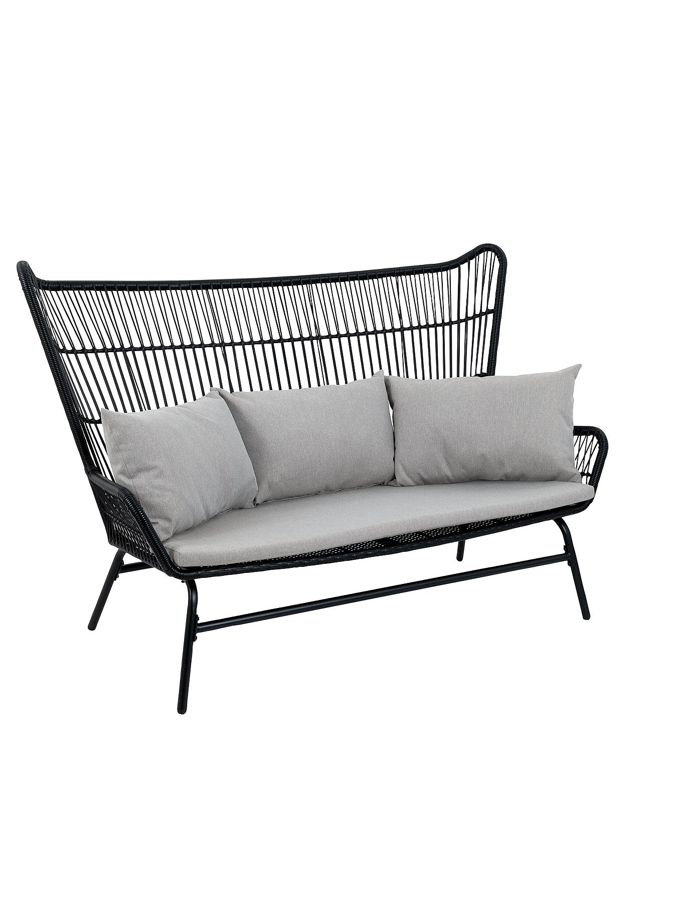 Arizona Black 4 Piece Sofa Set