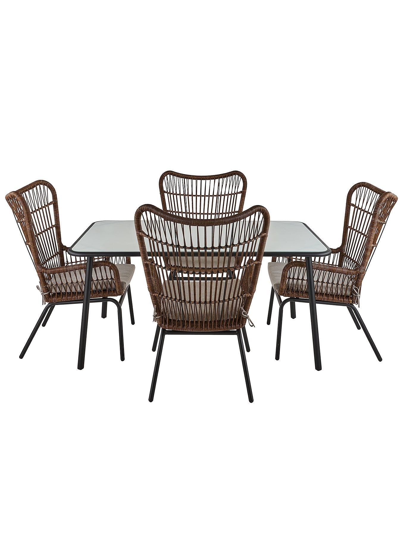 Arizona Natural Rectangular Dining Set - 5 Piece