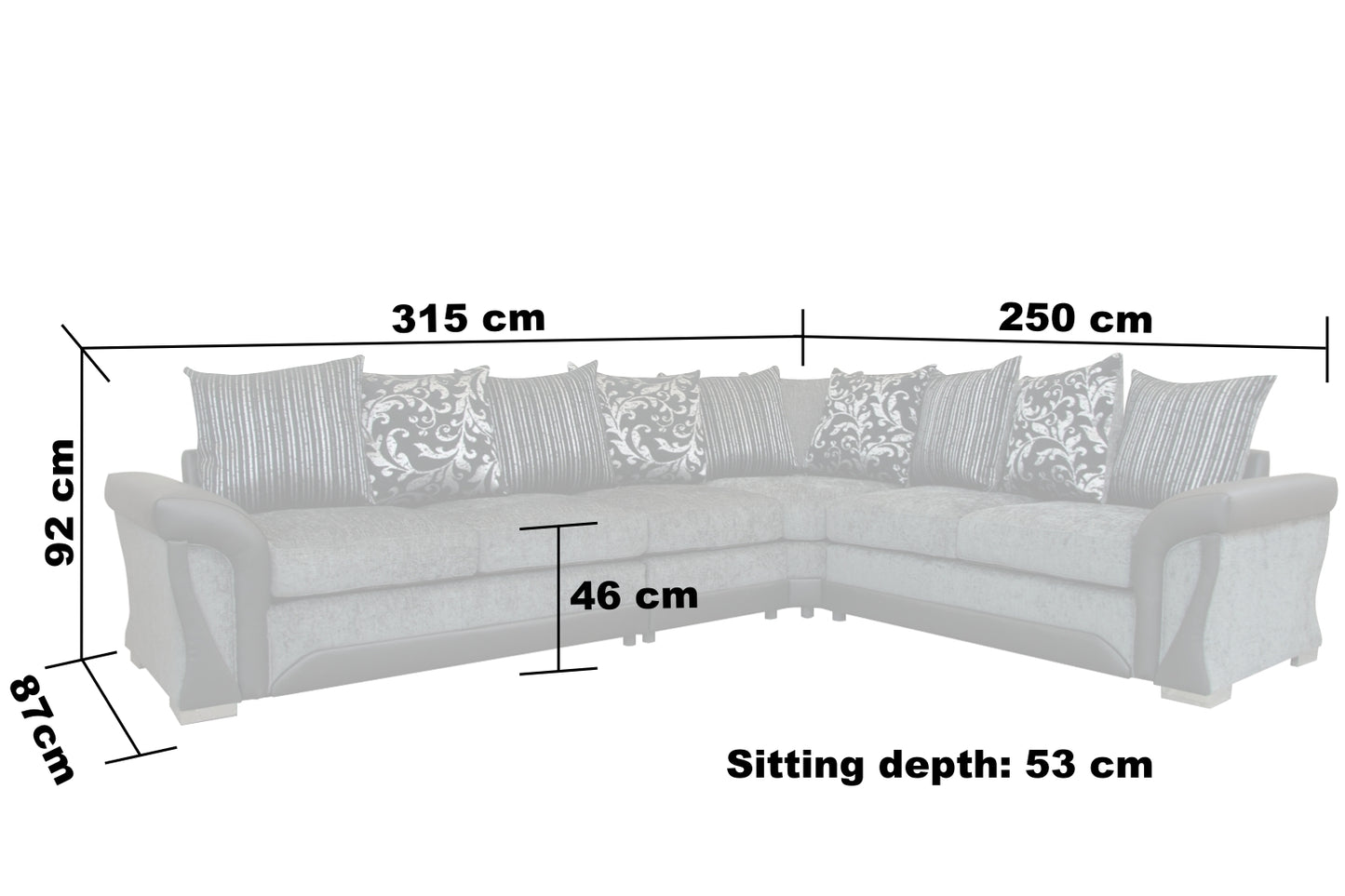 Sara Corner Sofa (3CR2)