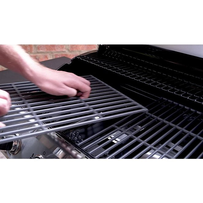 Nexgrill Classic 4 Burner Gas Grill with a Charcoal Tray Insert