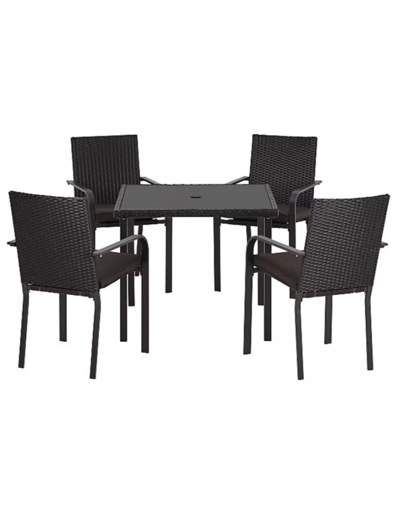 Orlando Black 5 Piece Patio Set