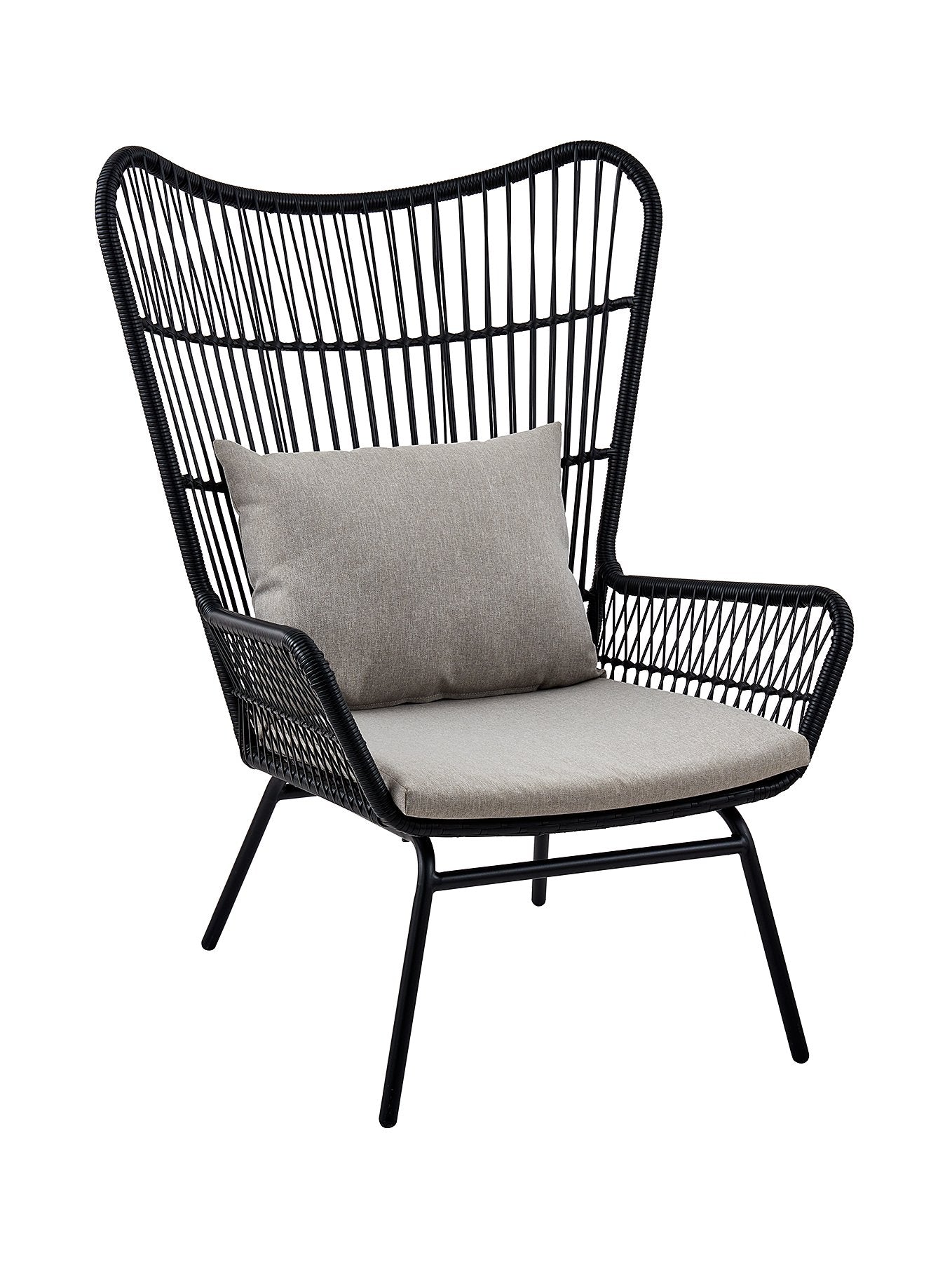 Arizona Black Rectangular Dining Set - 5 Piece