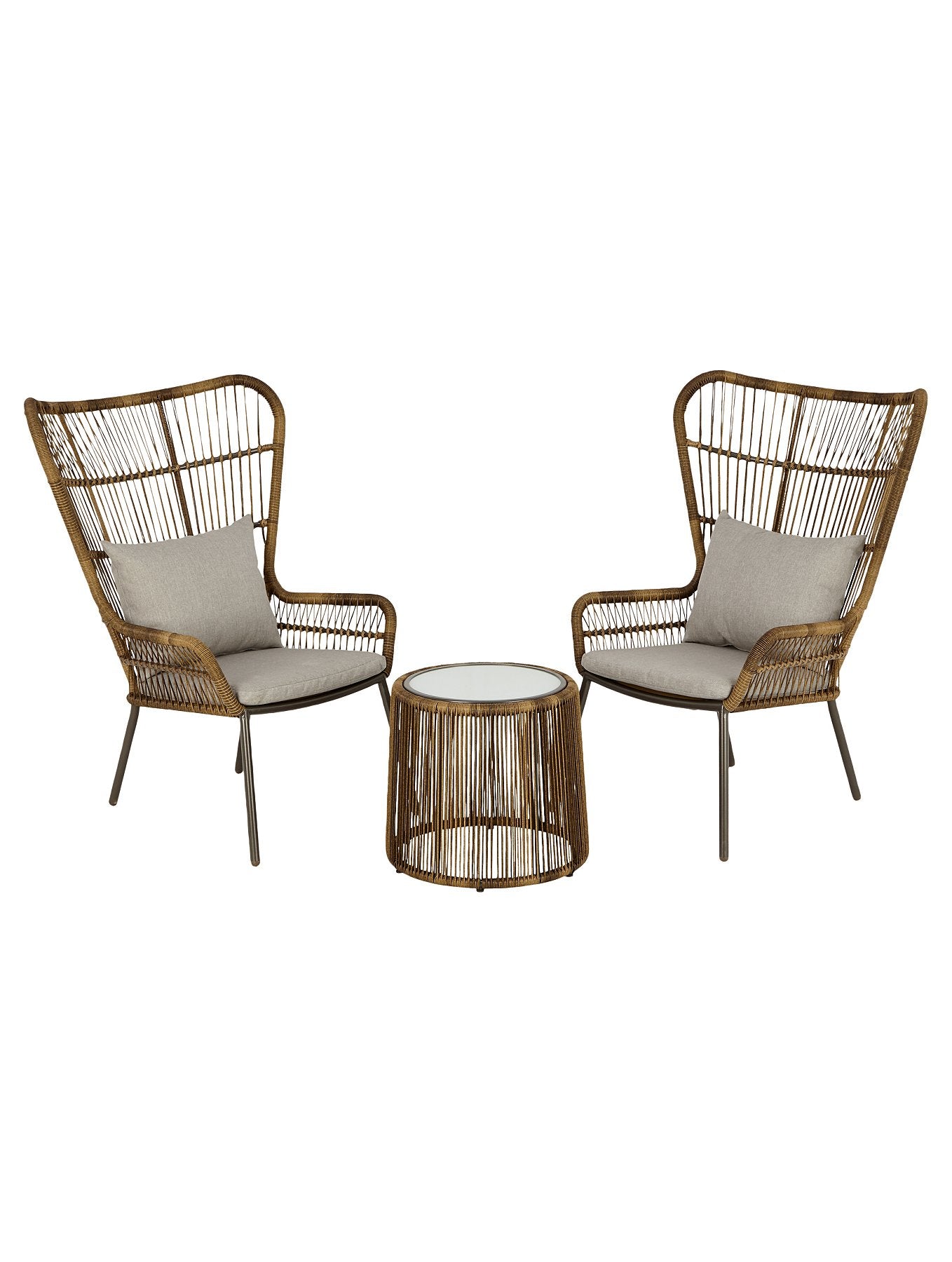 Arizona Natural 3 Piece Garden Bistro Set