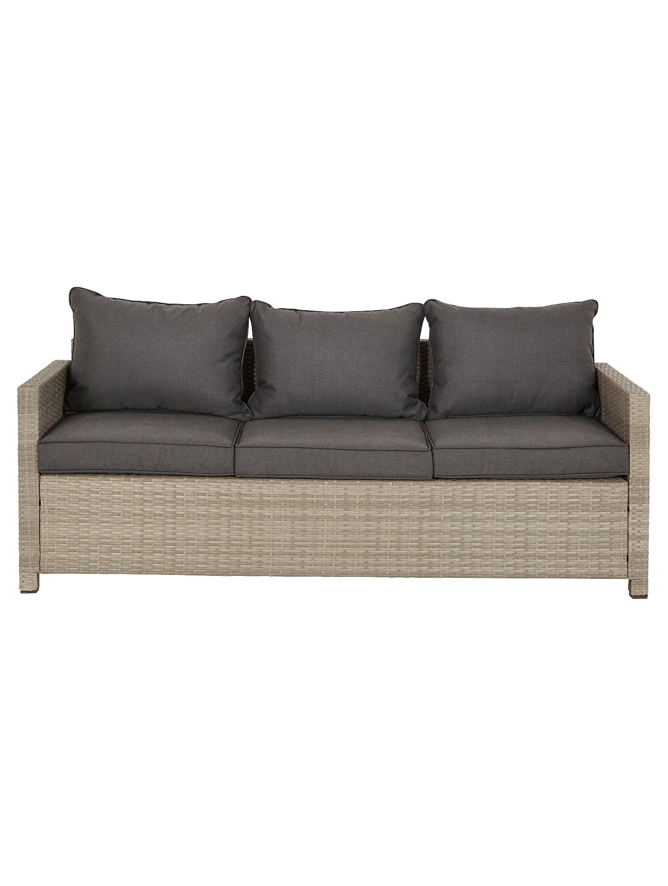 Jakarta Grey 6 Piece Garden Sofa Dining Set