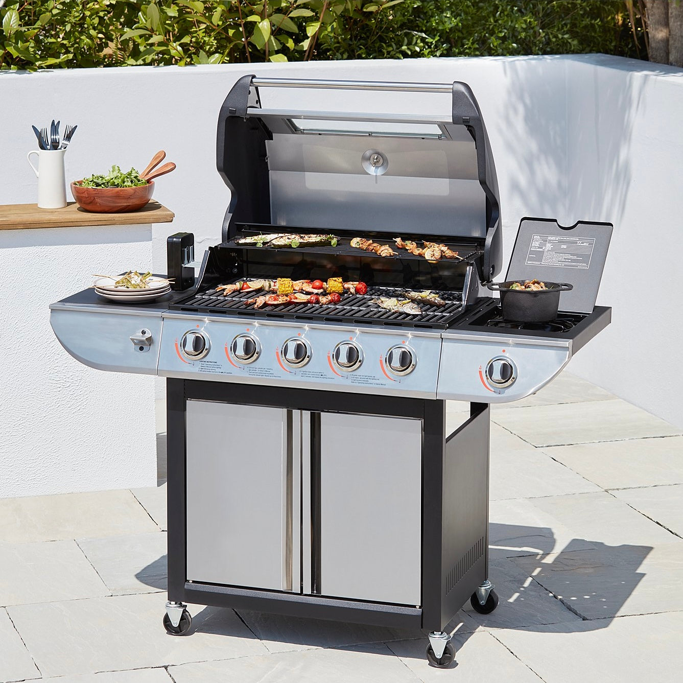 Uniflame Classic Burner And Side Gas Grill