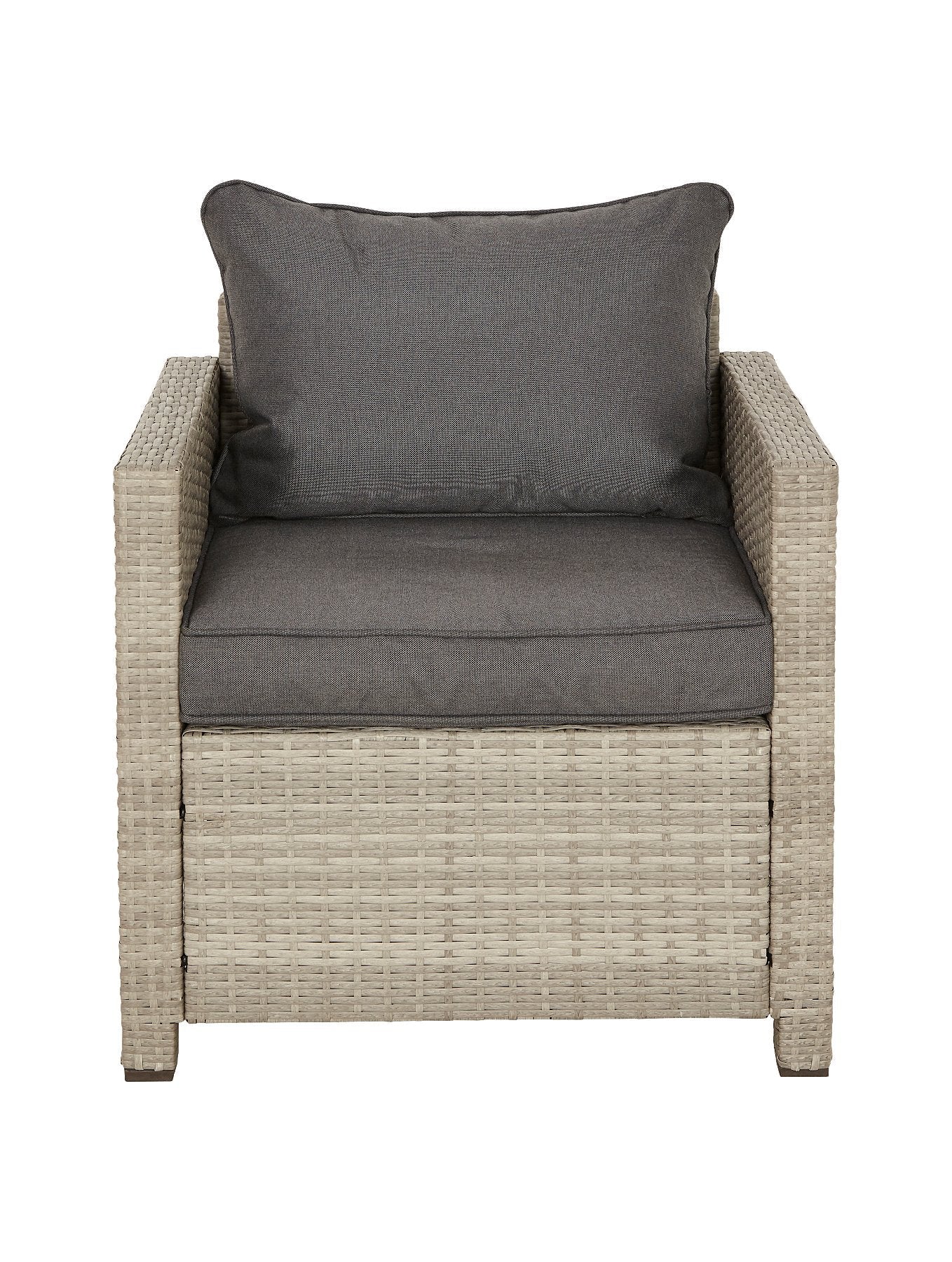 Jakarta Grey 6 Piece Garden Sofa Dining Set