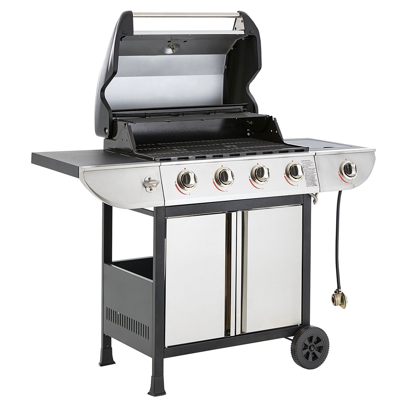 Uniflame Classic 4 Burner and Side Gas Barbecue