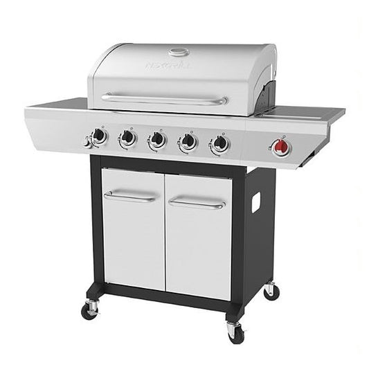 Nexgrill 5 Burner Gas Grill with Gourmet Plus Cooking System. Cover included.