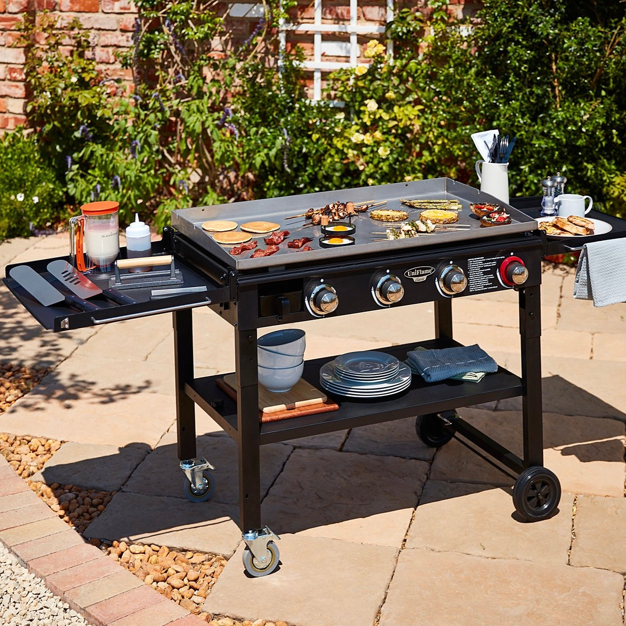 Uniflame Classic Black Gas Griddle