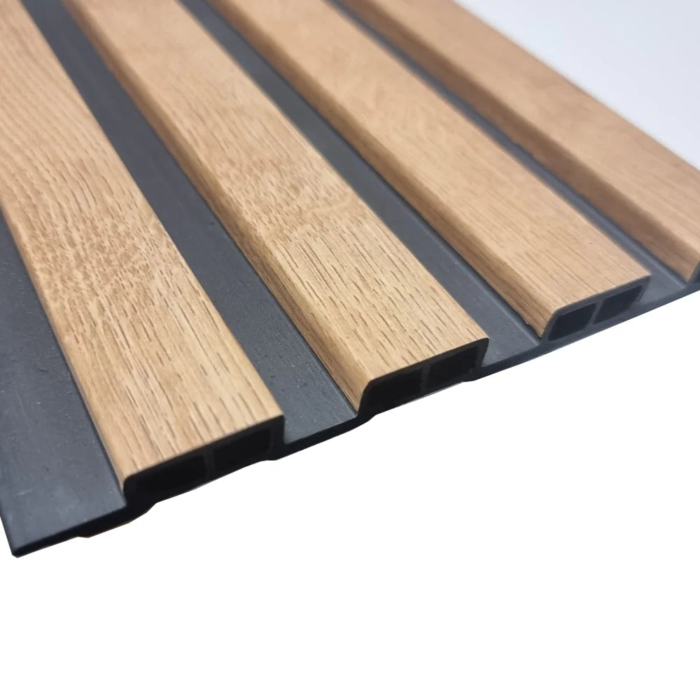 WPC Wood Effect Slatted Wall Panels