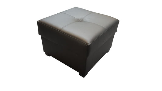 PU Leather Storage Footstool