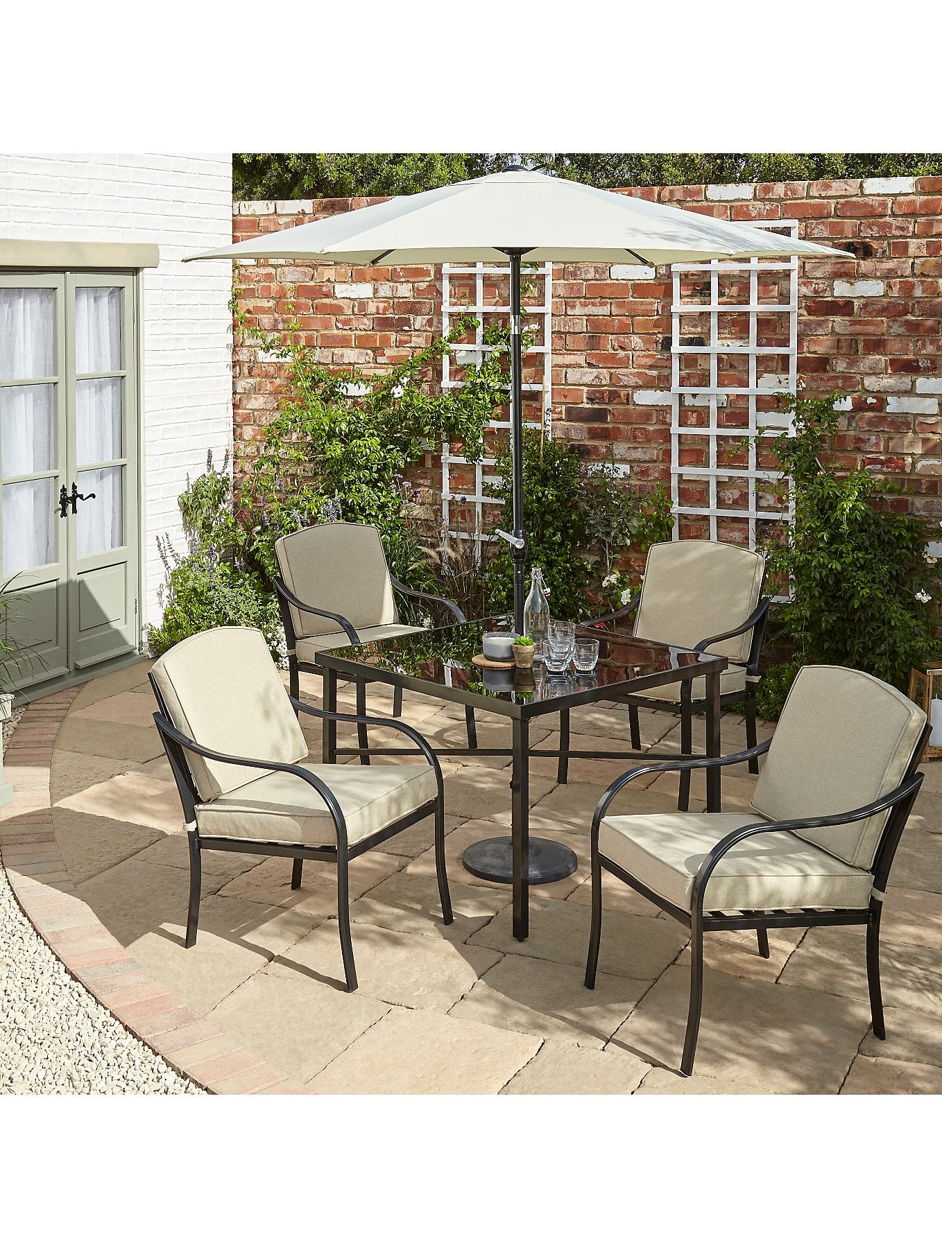 Classic 6 Piece Patio Set - Linen