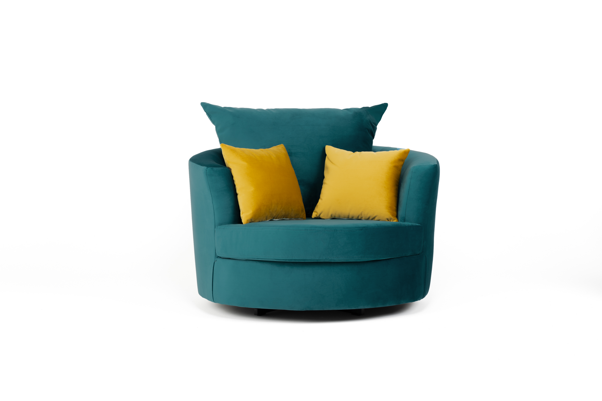 Velvet Swivel Cuddle Chair Simply Furniture Ltd