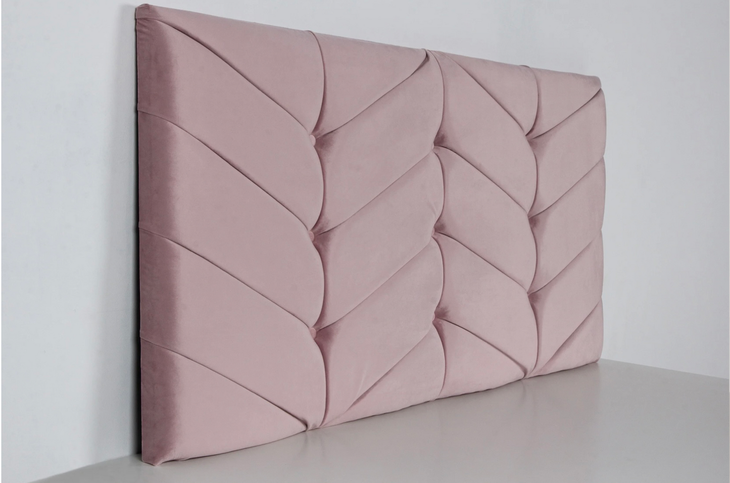 Chevron Upholstered 24” Headboard