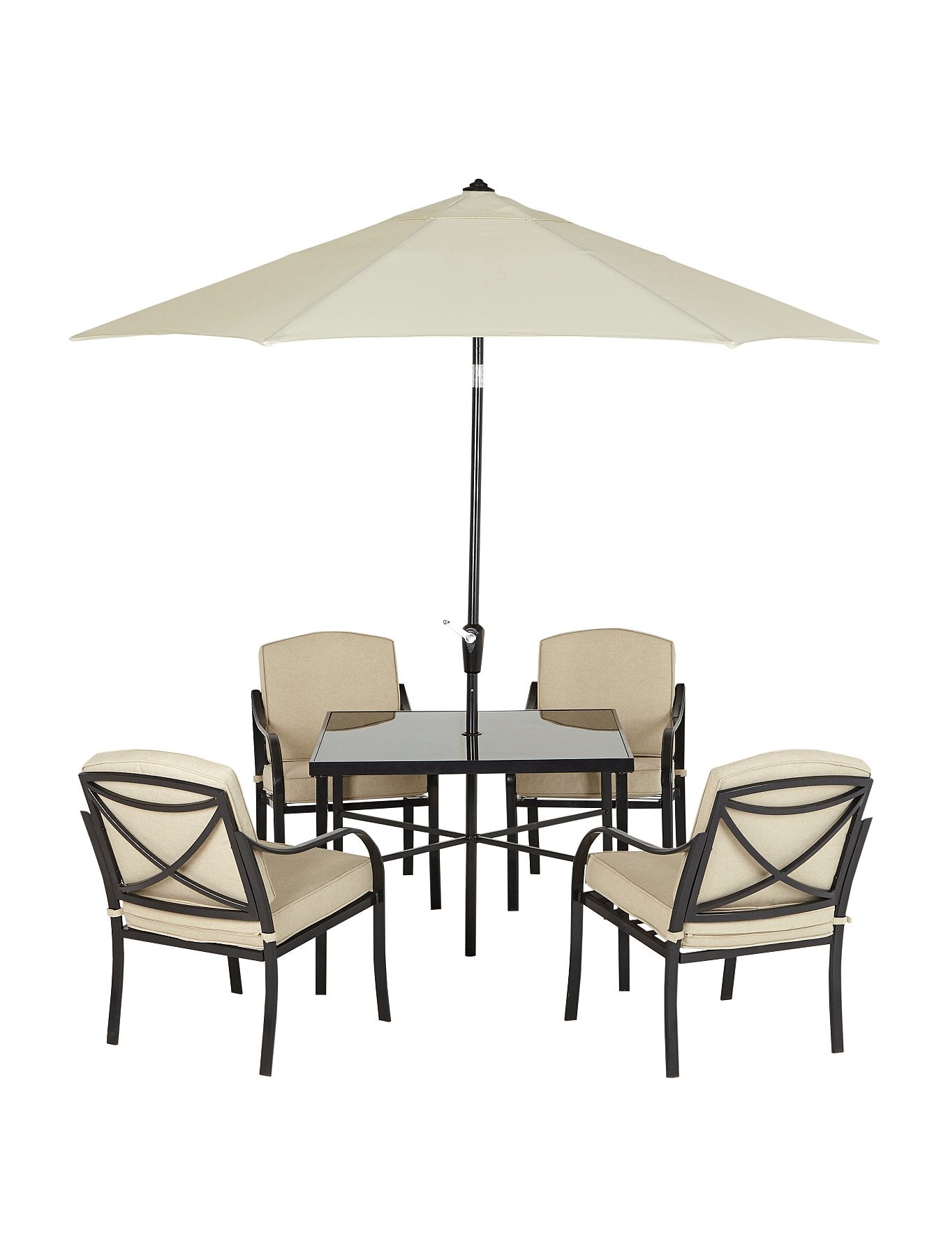 Classic 6 Piece Patio Set - Linen