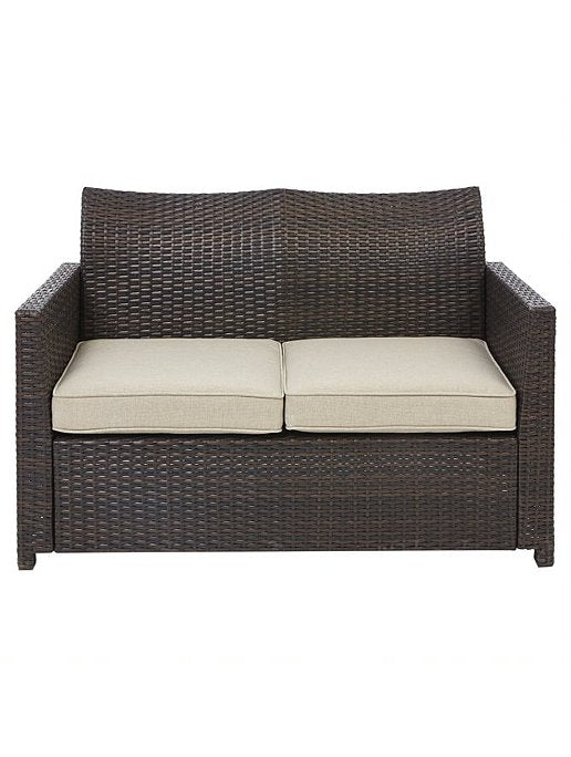 Brown Outdoor Sofa Set 4 Piece