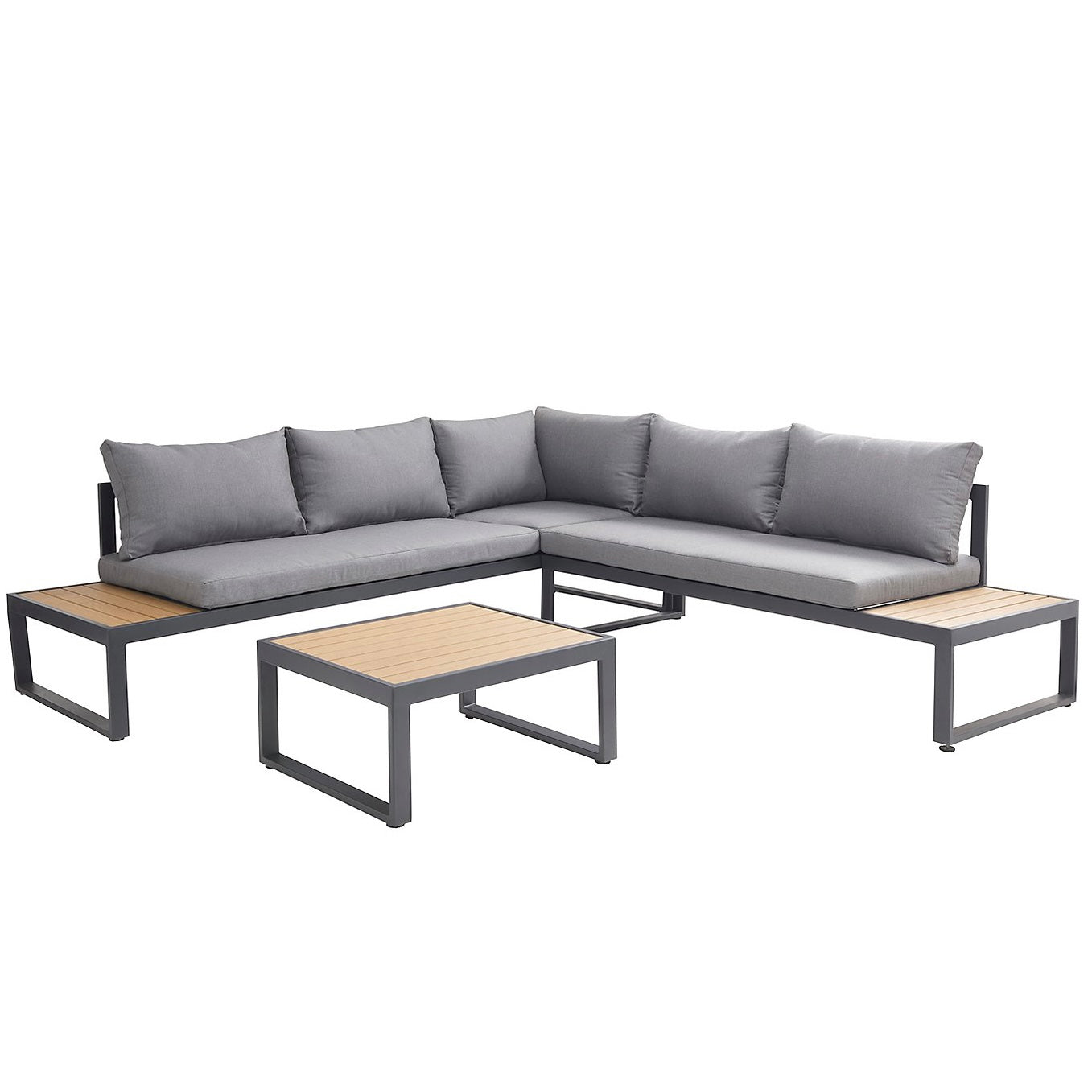 Low Level Corner Sofa and Coffee Table Set