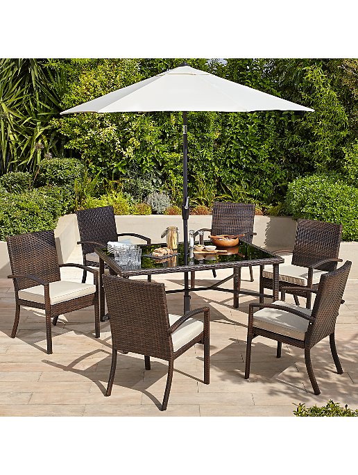 Linen 8 Piece Patio Set